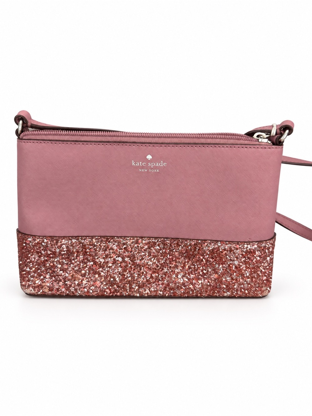 kate spade Dusty Pink Glitter-Bottom Crossbody Bag